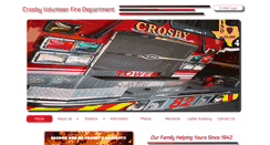 Desktop Screenshot of crosbyvfd.org